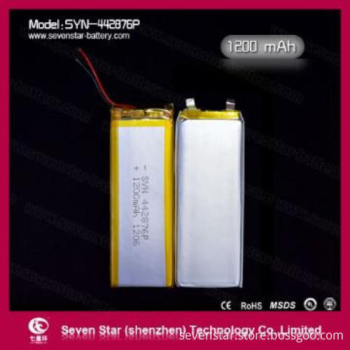 Rechargeable polymer Lithium battery 1200mah